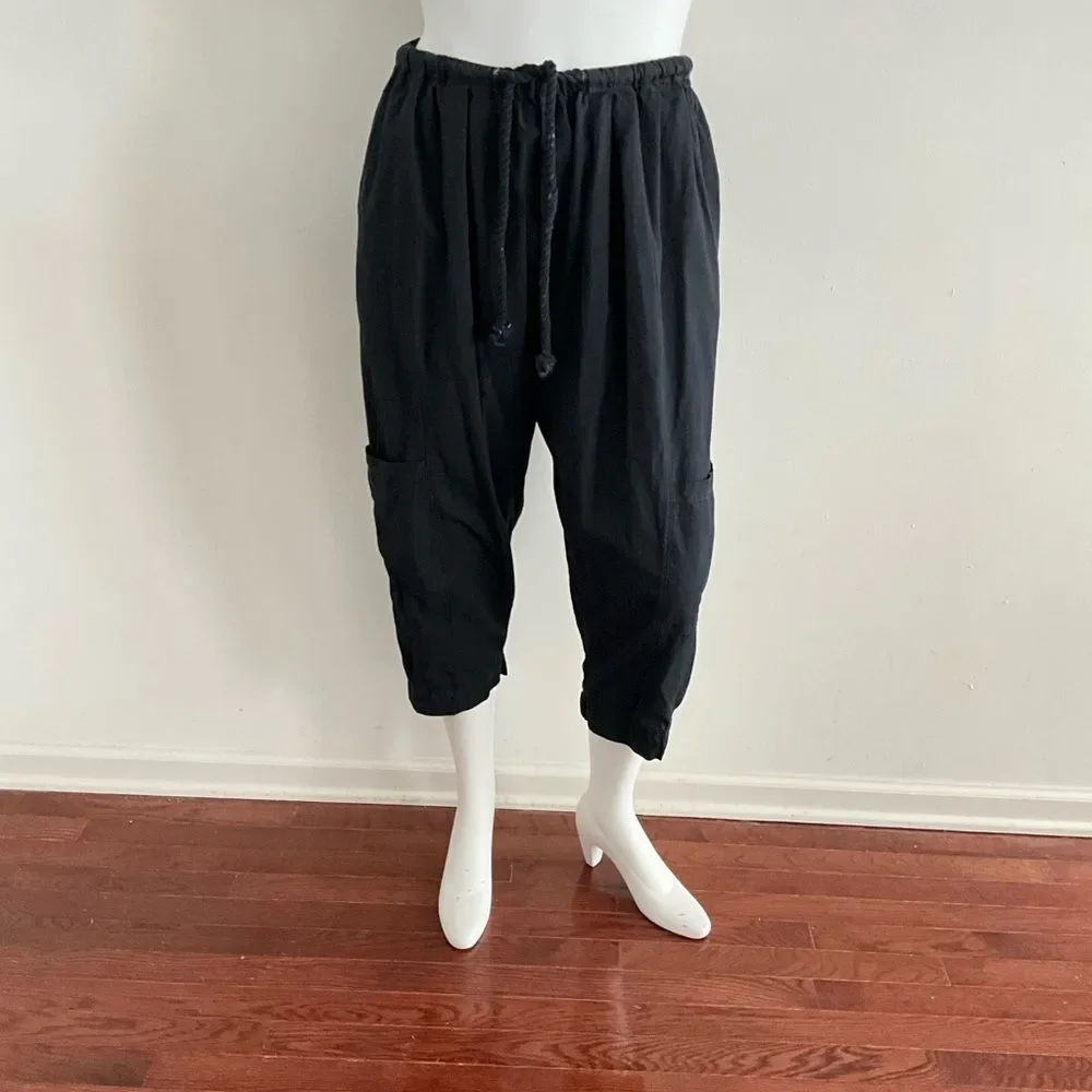 Free People Kahlani Harem Pants Black XS